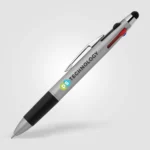 PP-QSM penna 4 colori argento