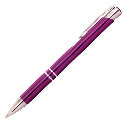 Elegante penna a sfera in alluminio lucido