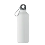 Borraccia in alluminio bianco